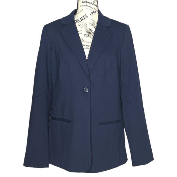 41Hawthorn MEDIUM Lisa Long Line Ponte Blazer - Stitch Fix One Button Closure - Picture 1 of 14